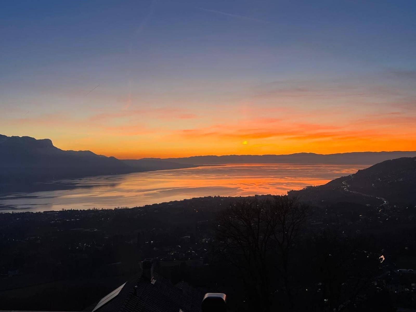 Swiss Chalet - Mountain And Lake View Blonay Bagian luar foto
