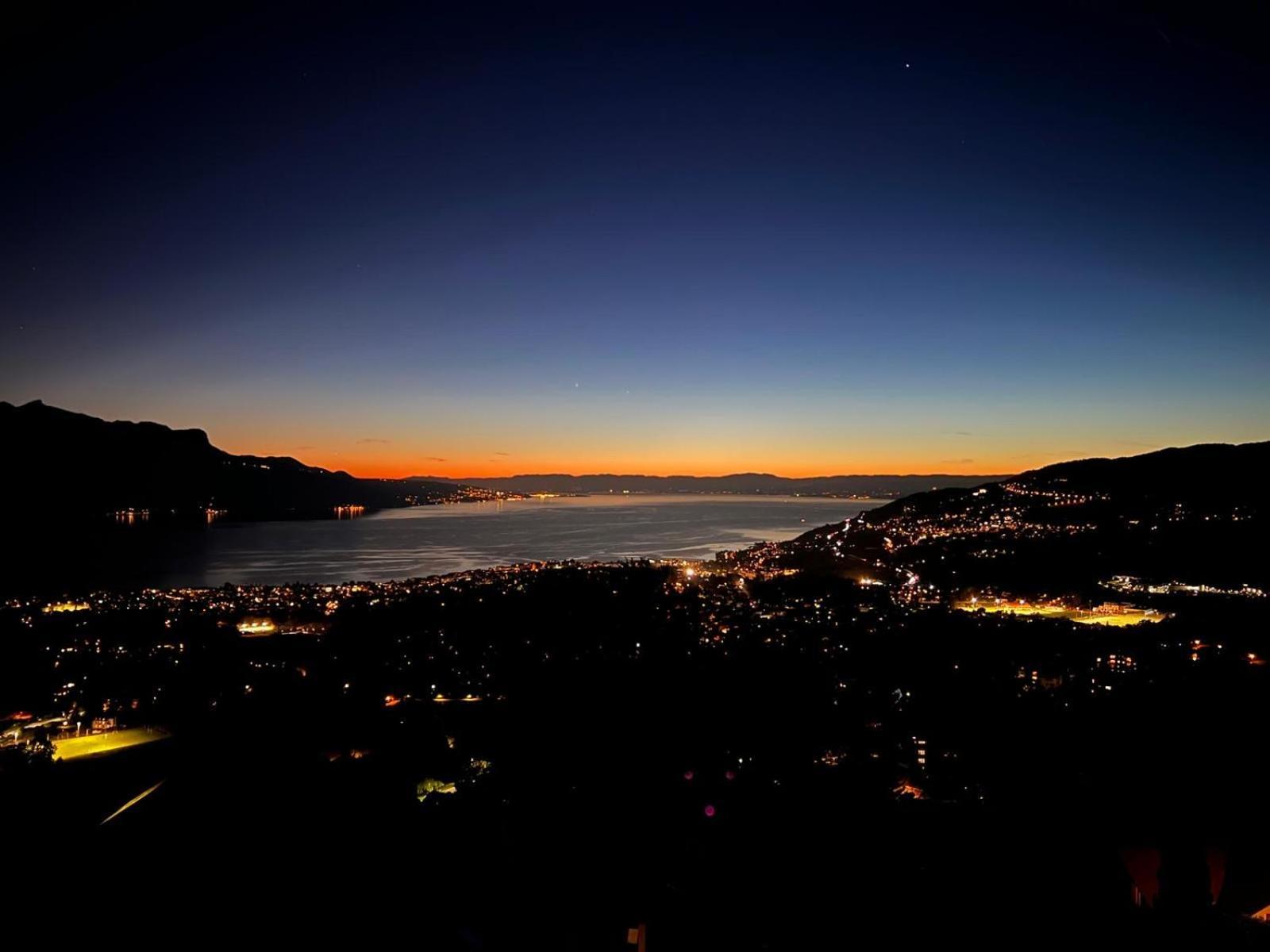 Swiss Chalet - Mountain And Lake View Blonay Bagian luar foto