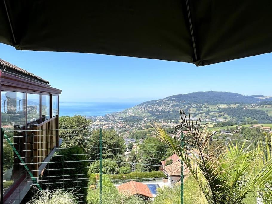 Swiss Chalet - Mountain And Lake View Blonay Bagian luar foto